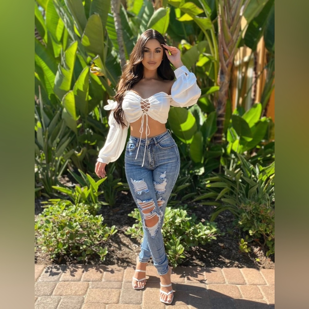 Ripped Blue Jeans